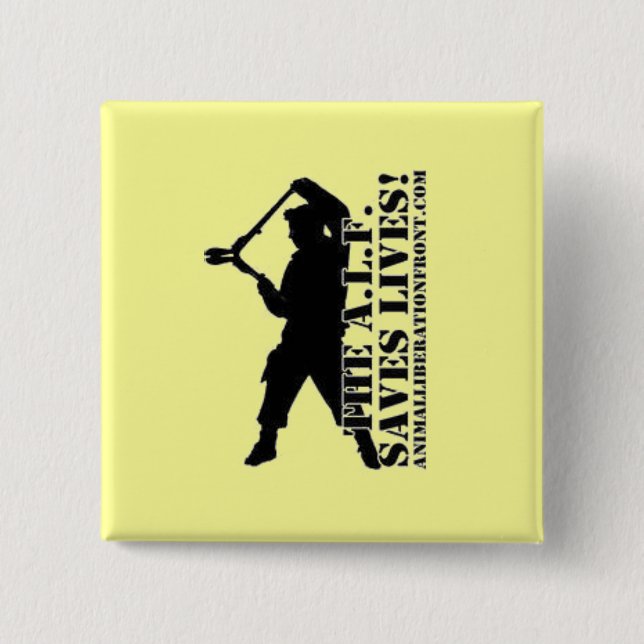 ALF Saves Lives Pinback Button (Front)