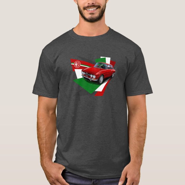 Alfa Romeo 1750 GTV Illustrated T-shirt (Front)
