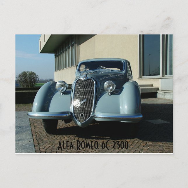 Alfa Romeo 6C 2300 Postcard (Front)