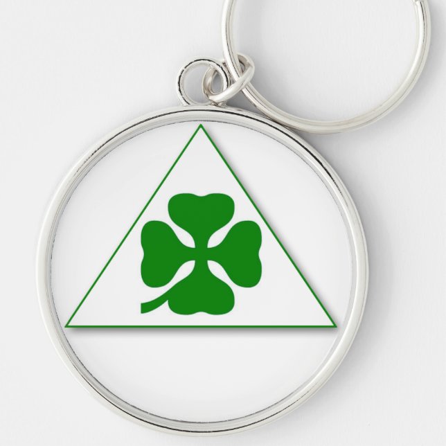 Alfa Romeo Autodelta Clover Key Ring and Key Chain (Front)
