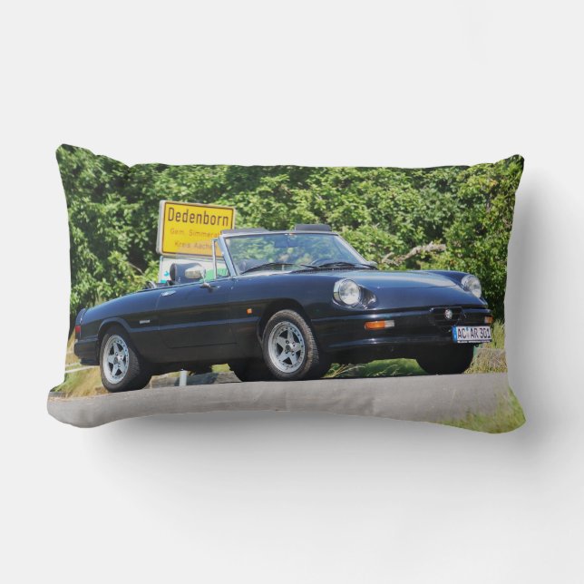 Alfa Romeo Spider as CENTER special model Lumbar Pillow (Front)