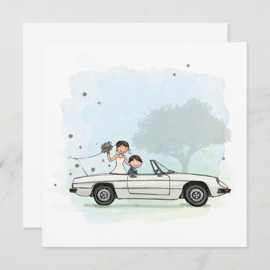 Alfa Romeo Spider vintage bridge map (Front/Back)