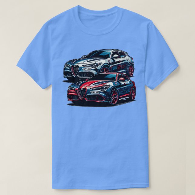 Alfa Romeo Stelvio 8 T-Shirt (Design Front)