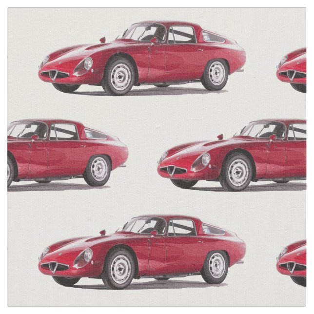 Alfa Romeo TZ2 Fabric (Close Up)