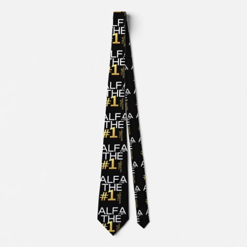 ALFA THE 1 by PEAF DOVE Billionaire Neck Tie