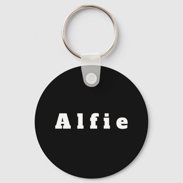 Alfie Keychain (Front)