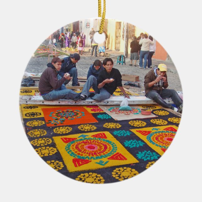 alfombra 18 ceramic ornament (Front)