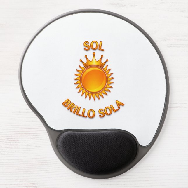 Alfombrilla de Ratón de Gel con Logo Sol Brillo So Gel Mouse Pad (Front)