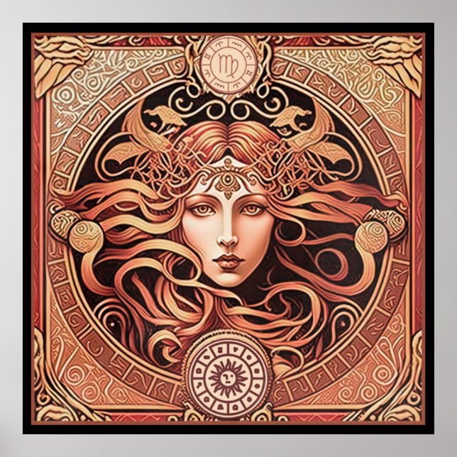 Alfons Maria Mucha ~ Art Nouveau 1 300 Alfons Poster (Front)