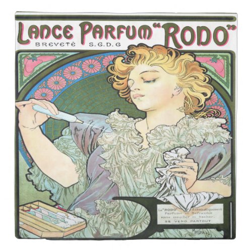 Alfons Mucha 1896 Lance Parfum Rodo Duvet Cover