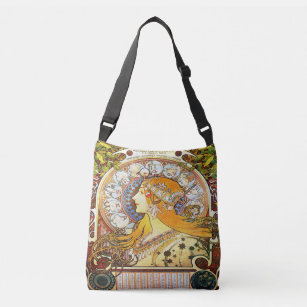 Alfons Mucha 1896 Zodiac Crossbody Bag