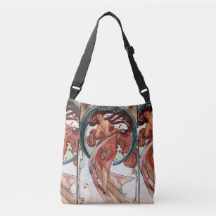 Alfons Mucha 1898 Dance Crossbody Bag