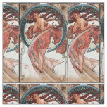 Alfons Mucha 1898 Dance Fabric