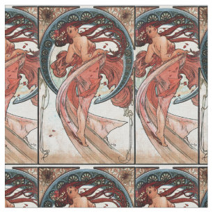 Alfons Mucha 1898 Dance Fabric
