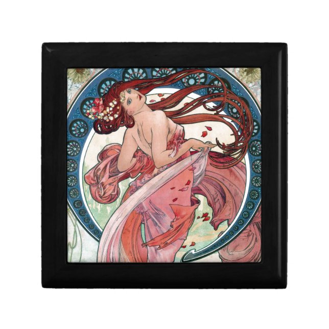 Alfons Mucha 1898 Dance Jewelry Box (Front)