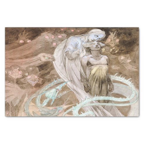 Alfons Mucha 1899 Le Pater Tissue Paper