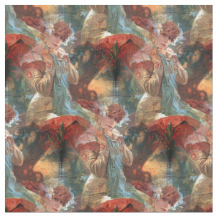Alfons Mucha 1903 Lefevre Utile Fabric