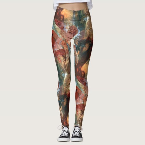 Alfons Mucha 1903 Lefevre Utile Leggings