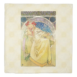 Alfons Mucha 1911 Princezna Hyacinta Duvet Cover