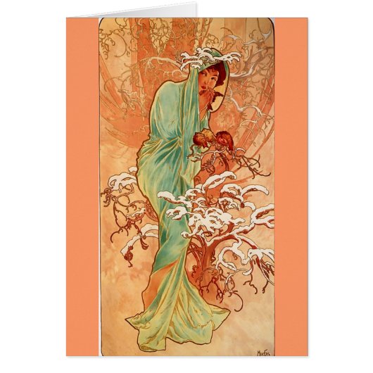 Alfons Mucha 4 Cards (Front)
