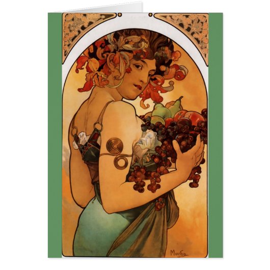 Alfons Mucha 5 Cards (Front)