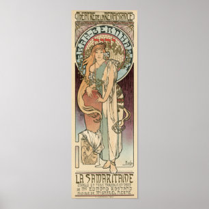 Alfons Mucha - Art Nouveau Poster