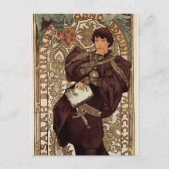 Alfons Mucha Lorenzaccio Postcard by ellesgreetings at Zazzle