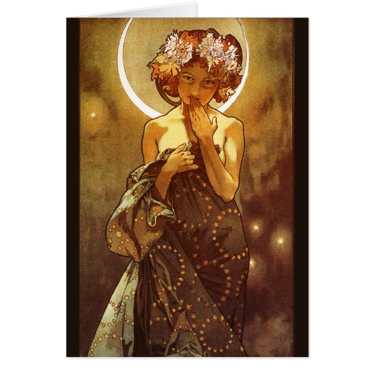 Alfons Mucha: Luna Cards (Front)