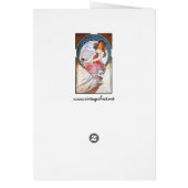 Alfons Mucha: Muse of Painting Cards (Back)