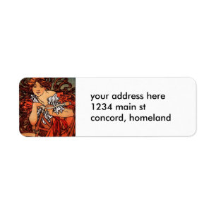 Alfons Mucha Perfecta Label