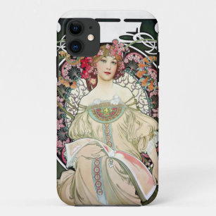 Alfons Mucha Reverie 1897 iPhone 11 Case