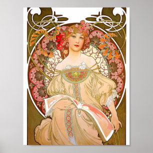 Alfons Mucha Reverie Poster