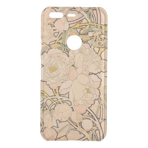 Alfonse Mucha Art Nouveau Peonies Uncommon Google Pixel Case