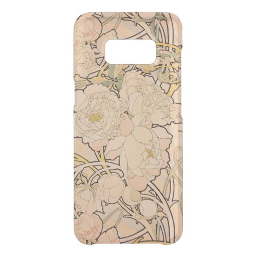 Alfonse Mucha Art Nouveau Peonies Uncommon Samsung Galaxy S8 Case