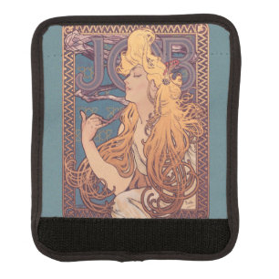 Alfonse Mucha Job Art Nouveau woman Luggage Handle Wrap