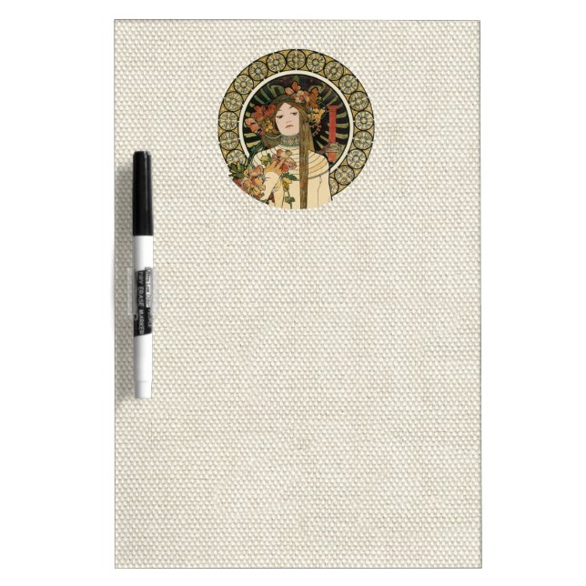 Alfonse Mucha Trappistine Nouveau Dry Erase Board (Front)