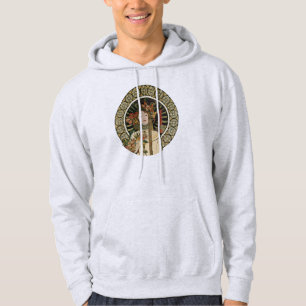 Alfonse Mucha Trappistine Nouveau Vintage Poster Hoodie