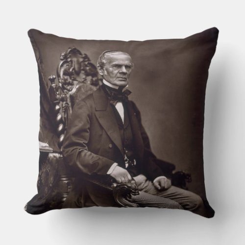 Alfred Auguste Cuvillier_Fleury 1802_87 from G Throw Pillow