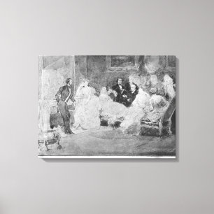 Alfred de Musset Eugene Delacroix Canvas Print