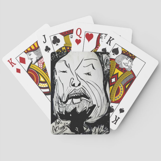 Alfred Hitchcock Playing Cards  for your next game (Back)