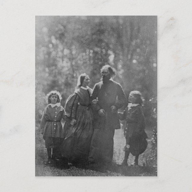 Alfred, Lord Tennyson Postcard (Front)