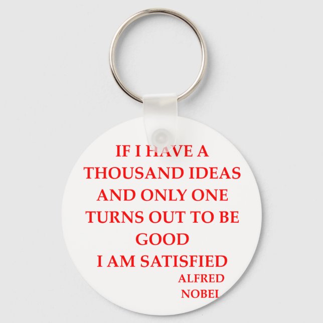 alfred nobel keychain (Front)