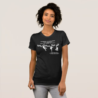 Alfred Russel Wallace Quotation with Monkeys T-Shirt