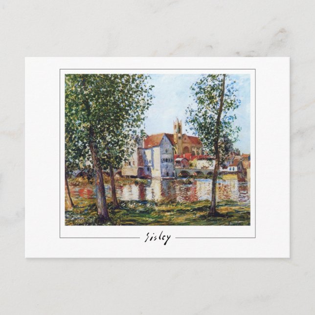 Alfred Sisley #579 - Fine Art Postcard (Front)