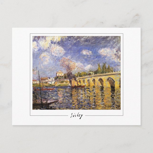 Alfred Sisley #90 - Fine Art Postcard (Front)