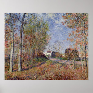 Alfred Sisley A Corner of the Woods at Sablons Poster