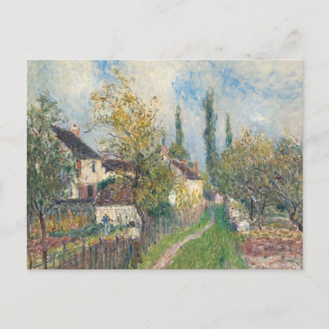 Alfred Sisley - A Path at Les Sablons Postcard (Front)