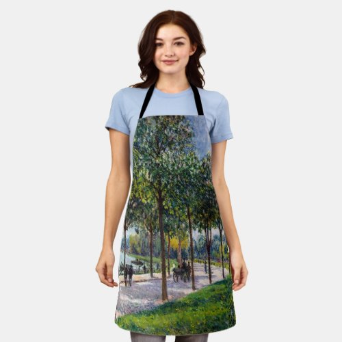 Alfred Sisley _ Allee of Chestnut Trees Apron