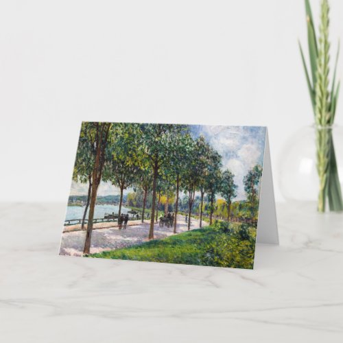 Alfred Sisley _ Allee of Chestnut Trees Card