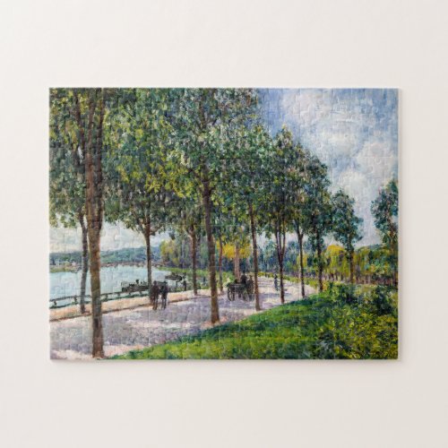 Alfred Sisley _ Allee of Chestnut Trees Jigsaw Puzzle